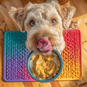 enjoying a healthy lick mat recipes for dogs