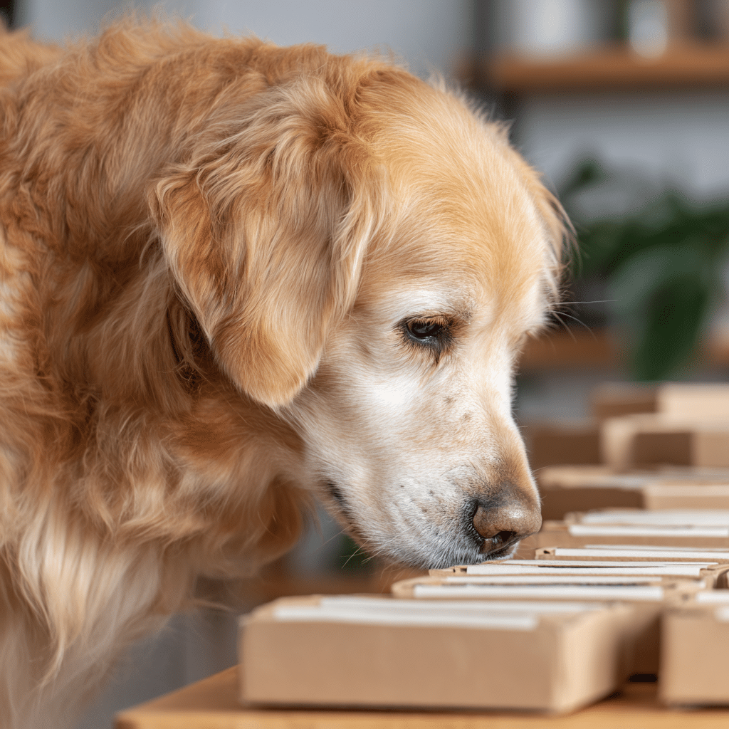15 Proven Ways to Tire Out a Dog (Indoors, Outdoors & Without Walking) 8 Dog sniffing for hidden treats