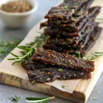 Beef and Vegetable Jerky Sticks Recipe for Dogs