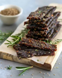 Beef and Vegetable Jerky Sticks Recipe for Dogs
