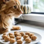 Easy healthy homemade Cat treat- Chicken and Pumpking Bites