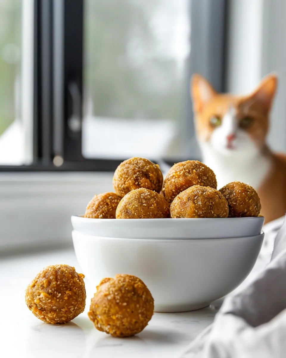 292 easy healthy homemade cat treat chicken and pumpking bites 3 69397140f1dd6