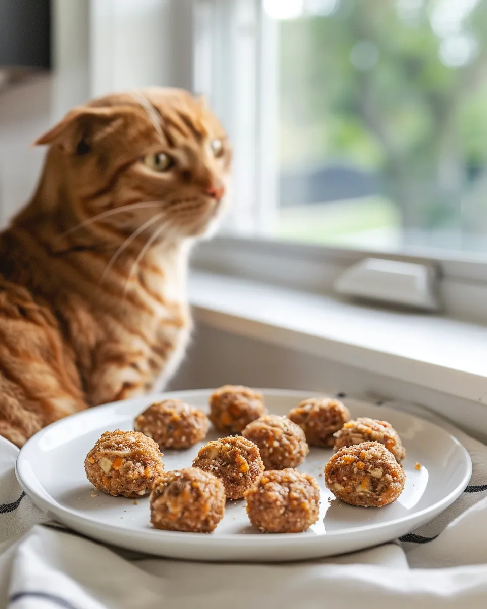 292 easy healthy homemade cat treat chicken and pumpking bites 4 693971436b97a