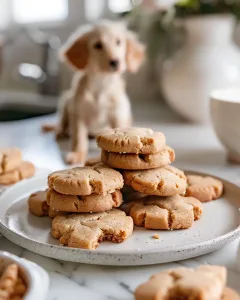 Easy Peanut Butter Dog Cookies in 15 Minutes