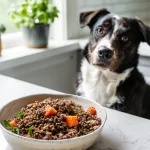 Ground Beef & Lentil Copycat Dog Food with a Protein Punch