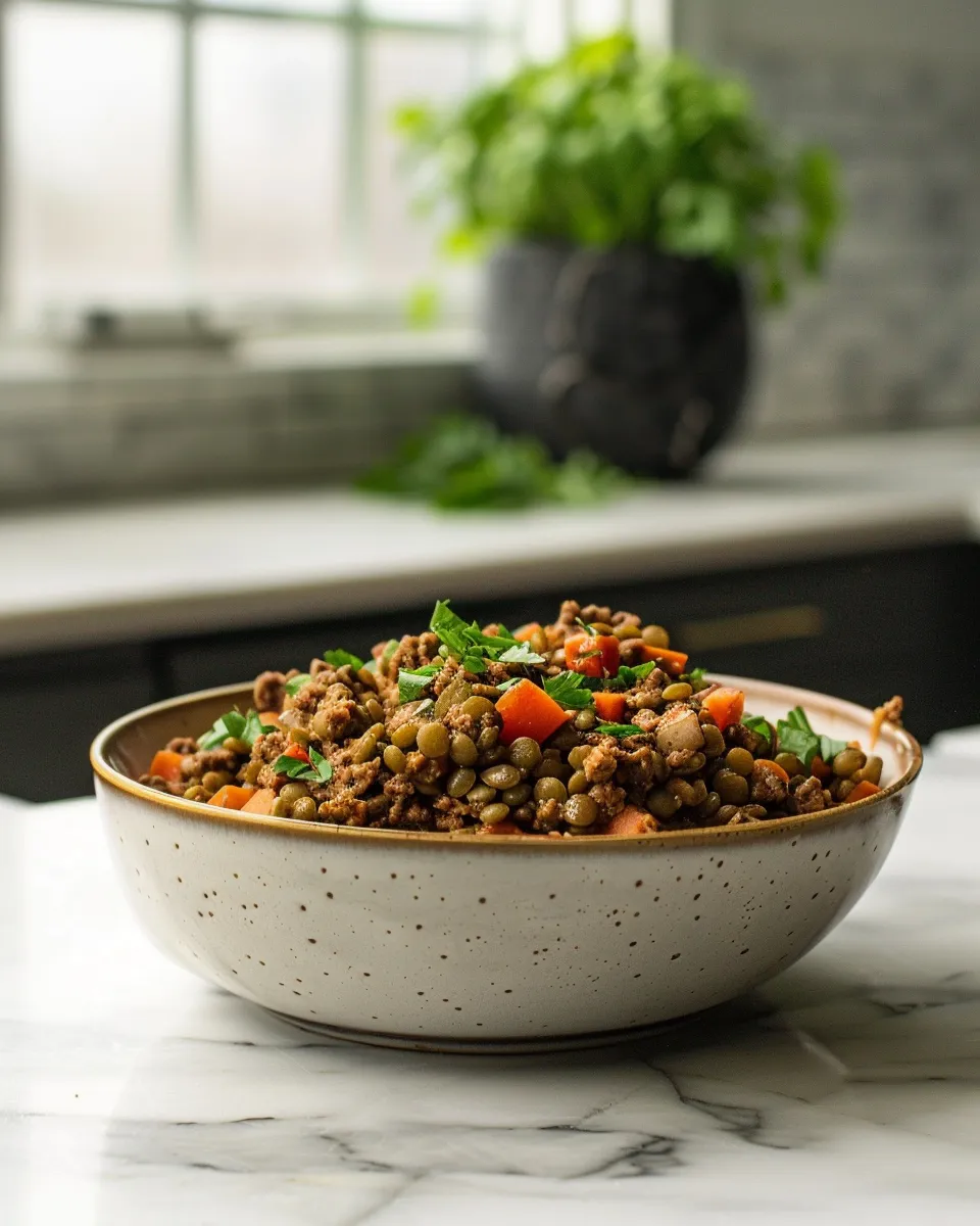 292 ground beef lentil copycat dog food with a protein punch 4 694e6000eb0c6