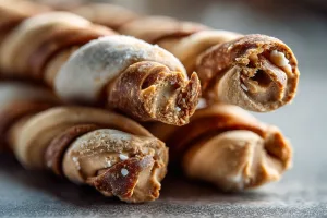 Homemade Banana and Peanut Butter Chew Stick Recipe for Dogs