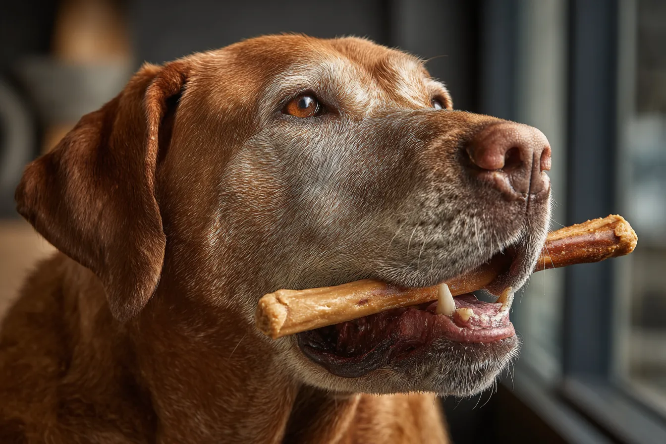292 homemade banana and peanut butter chew stick recipe for dogs 4 694e61bedefc9