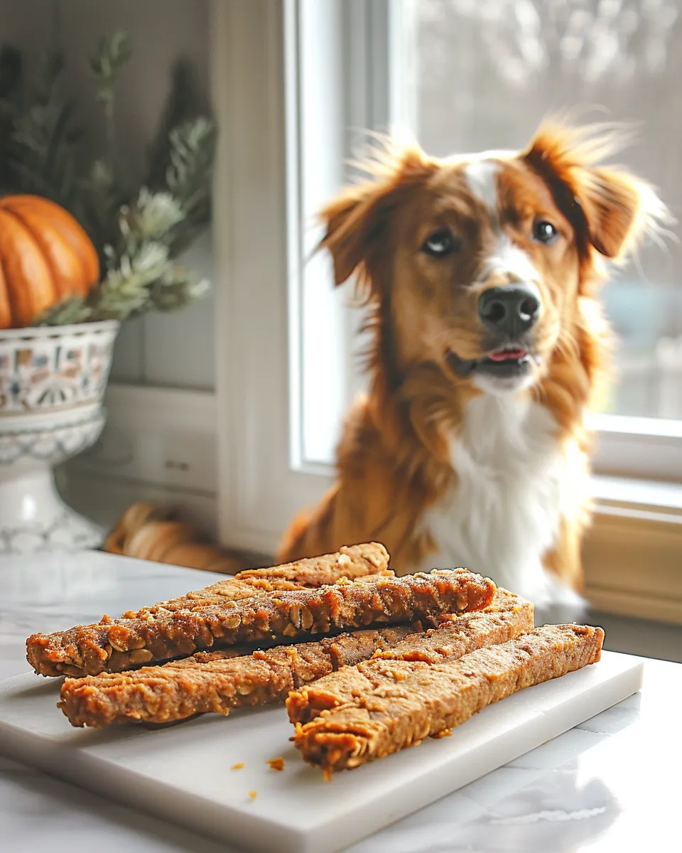 292 pumpkin oatmeal dog snack sticks easy healthy dog treat recipe 3 69397381c8852