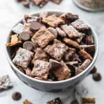 This sweet puppy chow snack mix (also called muddy buddies) is a delicious combo of chocolate, p… in 2025